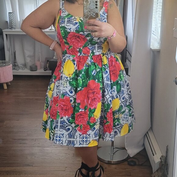 New York & Company Dresses & Skirts - Lemon tile dress
